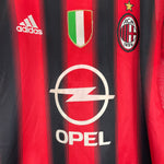 Shop 2004/05 AC MILAN KAKA #22 *PLAYER ISSUE* C/L HOME SHIRT (M) ADIDAS, classic football shirts, vintage football shirts & retro soccer jerseys at Cult Kits