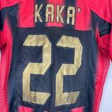 Shop 2004/05 AC MILAN KAKA #22 *PLAYER ISSUE* C/L HOME SHIRT (M) ADIDAS, classic football shirts, vintage football shirts & retro soccer jerseys at Cult Kits