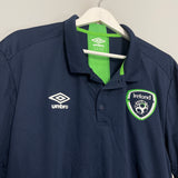 Shop 2016 IRELAND POLO SHIRT (XXL) UMBRO, classic football shirts, vintage football shirts & retro soccer jerseys at Cult Kits