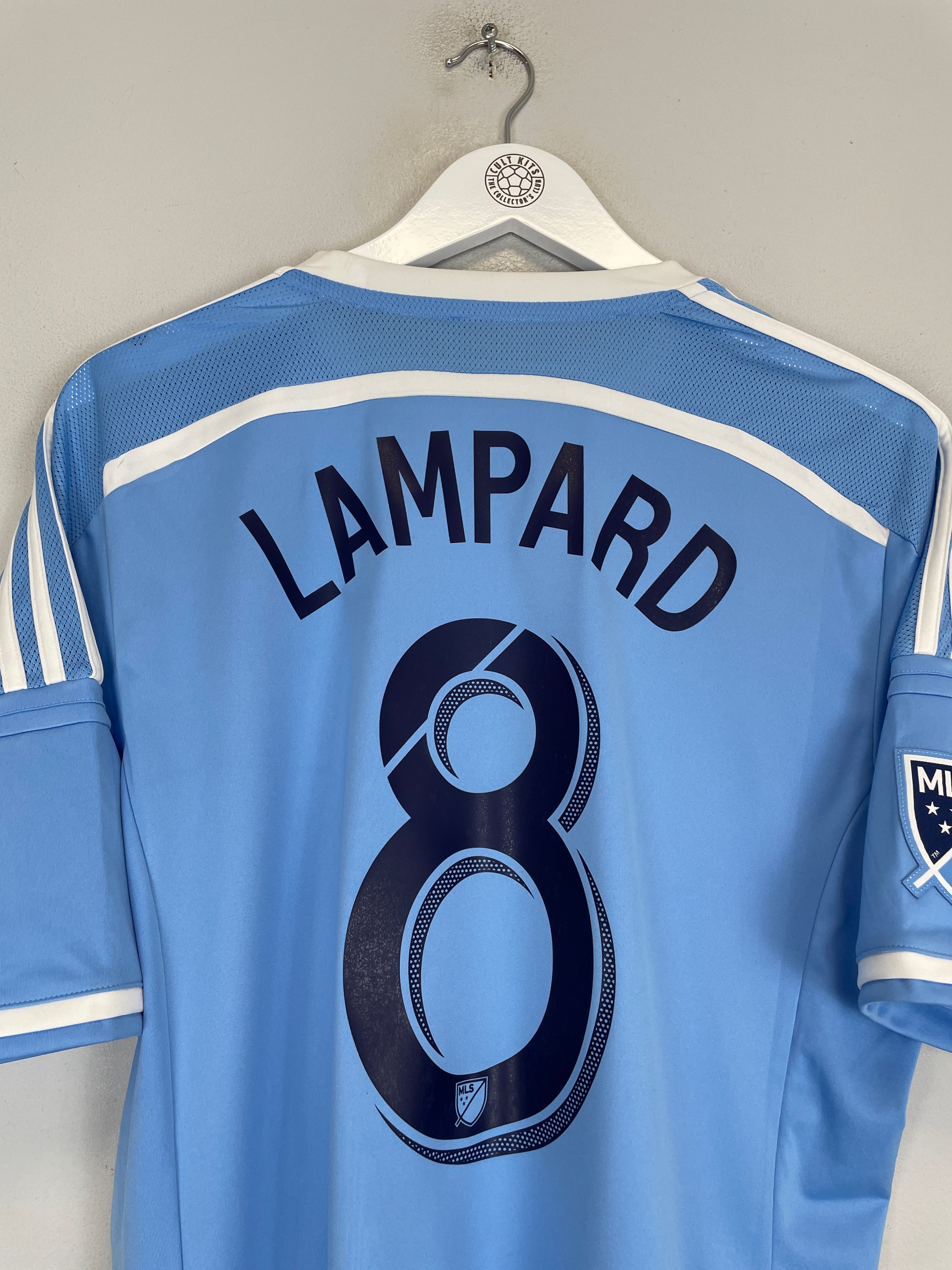 Shop 2015/16 NEW YORK CITY LAMPARD #8 HOME SHIRT (L) ADIDAS, classic football shirts, vintage football shirts & retro soccer jerseys at Cult Kits