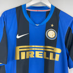 Shop 2008/09 INTER MILAN FIGO #7 HOME SHIRT (L) NIKE, classic football shirts, vintage football shirts & retro soccer jerseys at Cult Kits