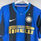 Shop 2008/09 INTER MILAN FIGO #7 HOME SHIRT (L) NIKE, classic football shirts, vintage football shirts & retro soccer jerseys at Cult Kits