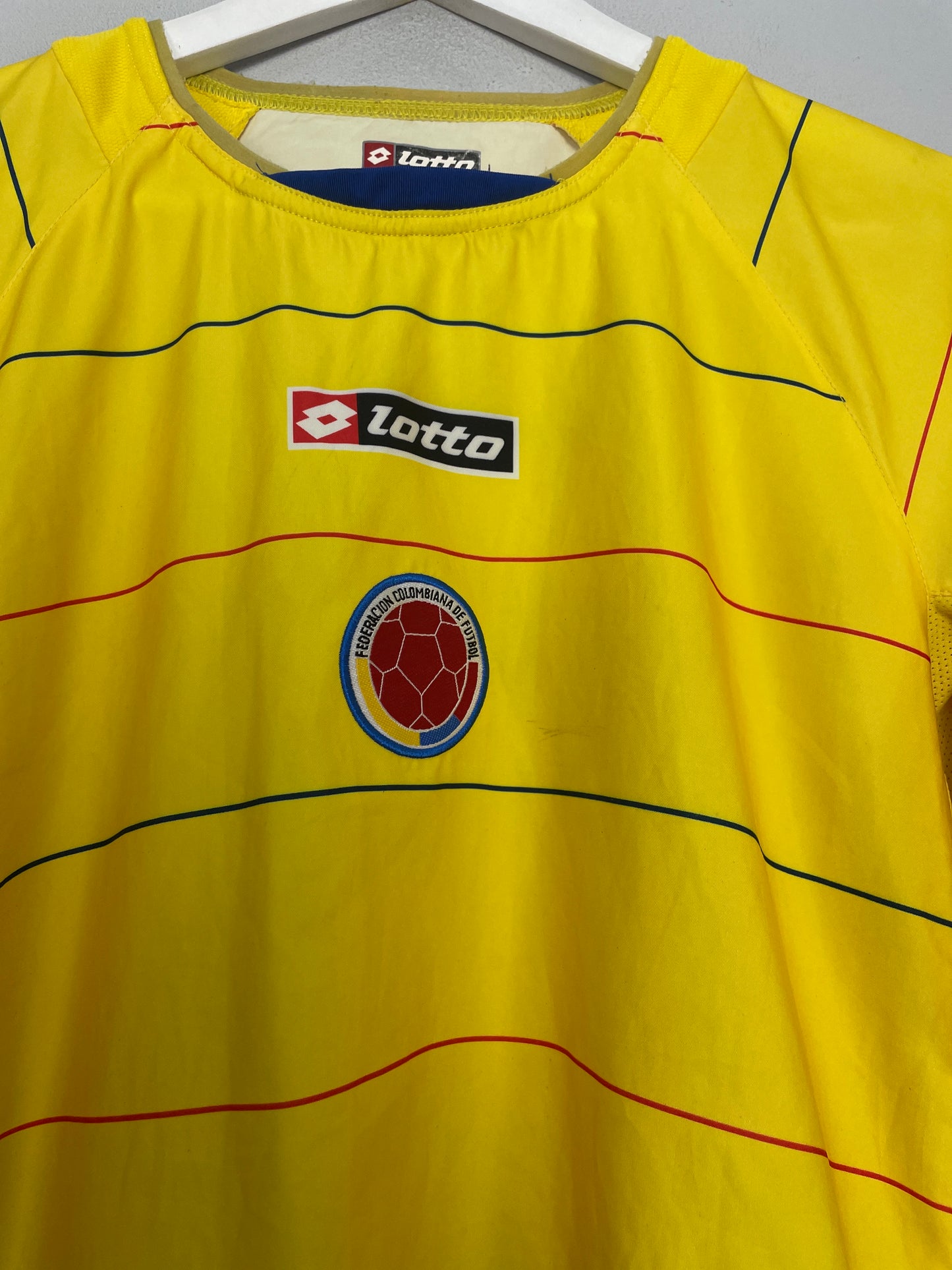 2004/06 COLOMBIA RODALLEGA #7 HOME SHIRT (L) LOTTO