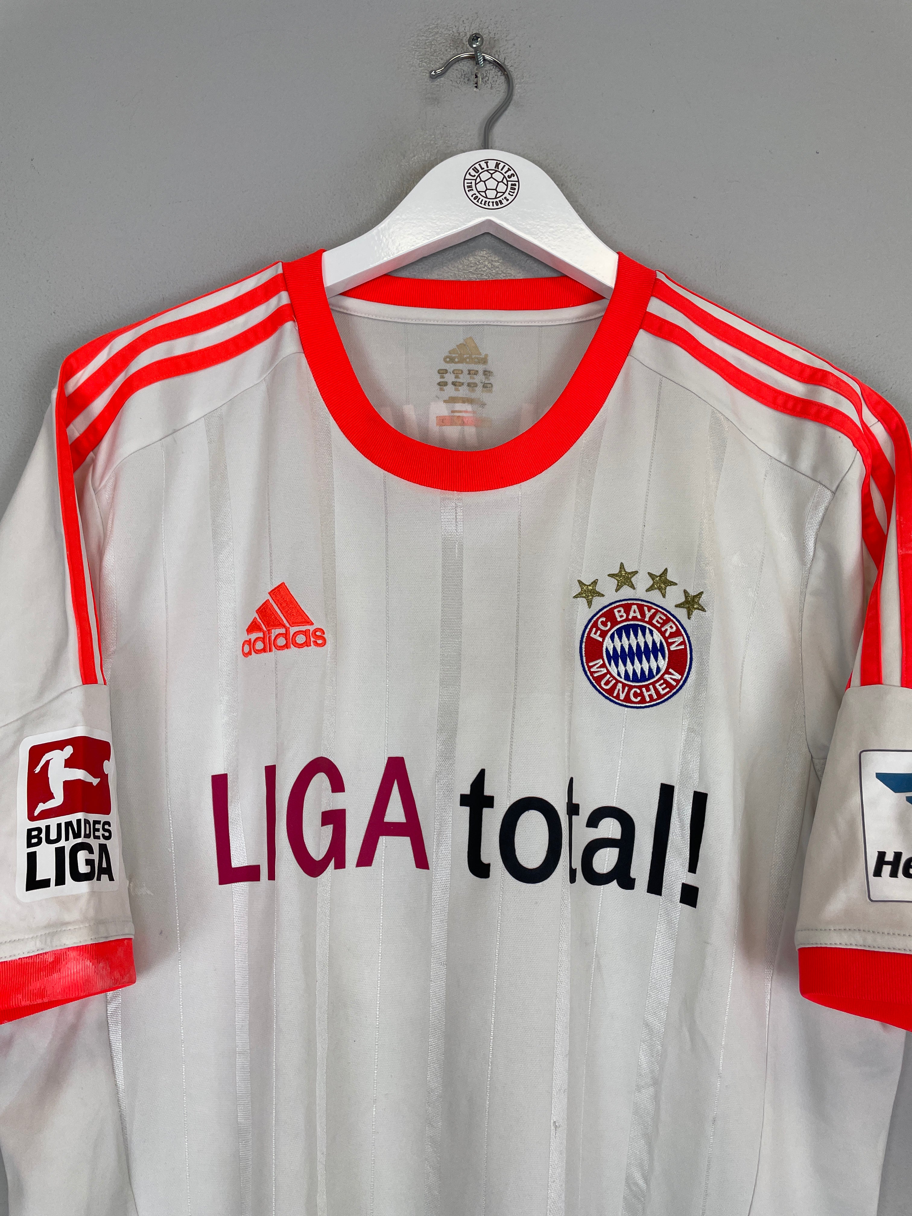 Shop 2012/13 BAYERN MUNICH ROBBEN #10 AWAY SHIRT (XL) ADIDAS, classic football shirts, vintage football shirts & retro soccer jerseys at Cult Kits