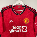 Shop 2023/24 MANCHESTER UNITED MARTINEZ #6 HOME SHIRT (XL) ADIDAS, classic football shirts, vintage football shirts & retro soccer jerseys at Cult Kits