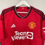 Shop 2023/24 MANCHESTER UNITED MARTINEZ #6 HOME SHIRT (XL) ADIDAS, classic football shirts, vintage football shirts & retro soccer jerseys at Cult Kits
