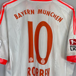 Shop 2012/13 BAYERN MUNICH ROBBEN #10 AWAY SHIRT (XL) ADIDAS, classic football shirts, vintage football shirts & retro soccer jerseys at Cult Kits