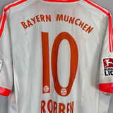Shop 2012/13 BAYERN MUNICH ROBBEN #10 AWAY SHIRT (XL) ADIDAS, classic football shirts, vintage football shirts & retro soccer jerseys at Cult Kits