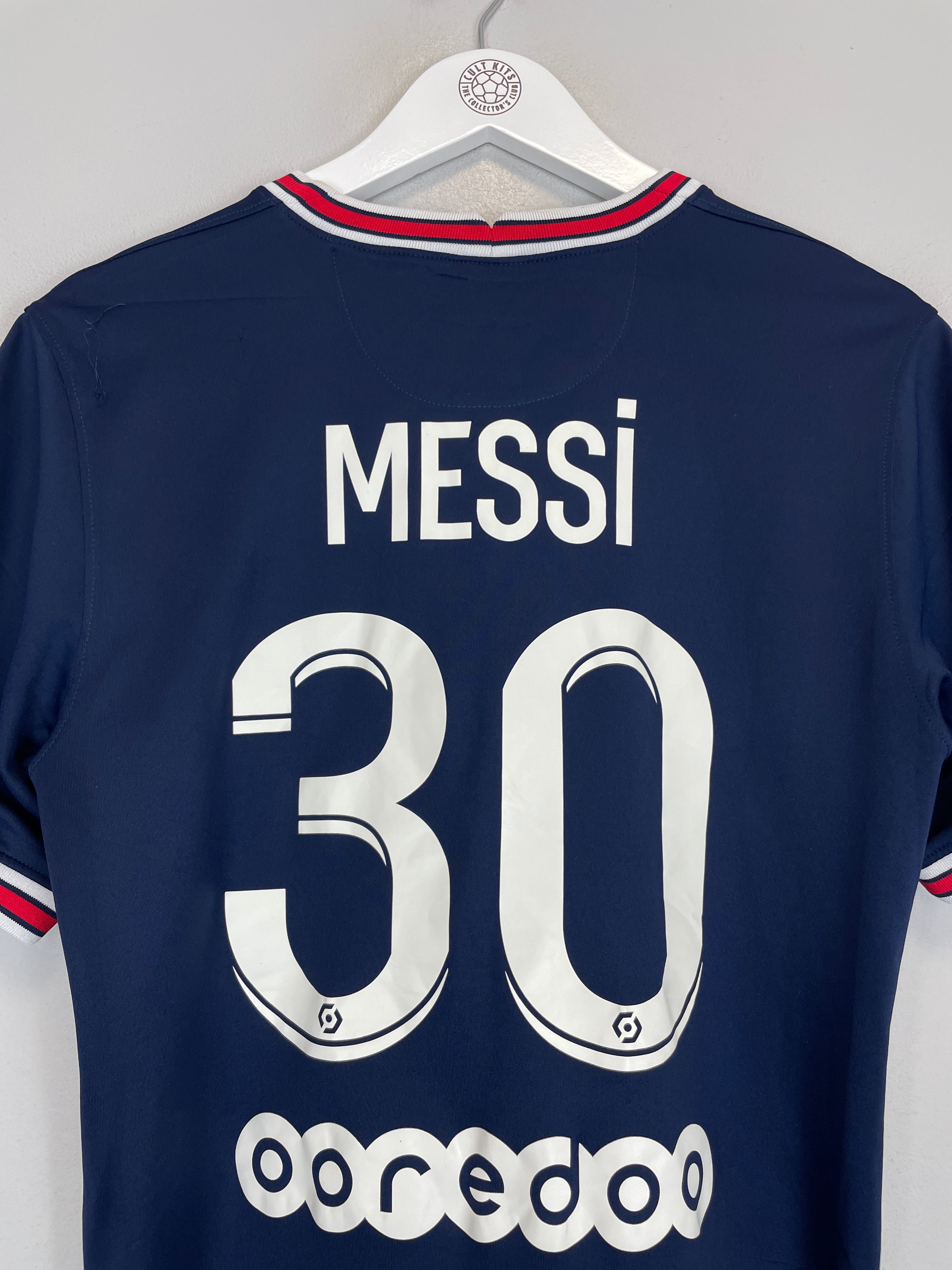 Shop 2021/22 PSG MESSI #10 HOME SHIRT (S) JORDAN, classic football shirts, vintage football shirts & retro soccer jerseys at Cult Kits