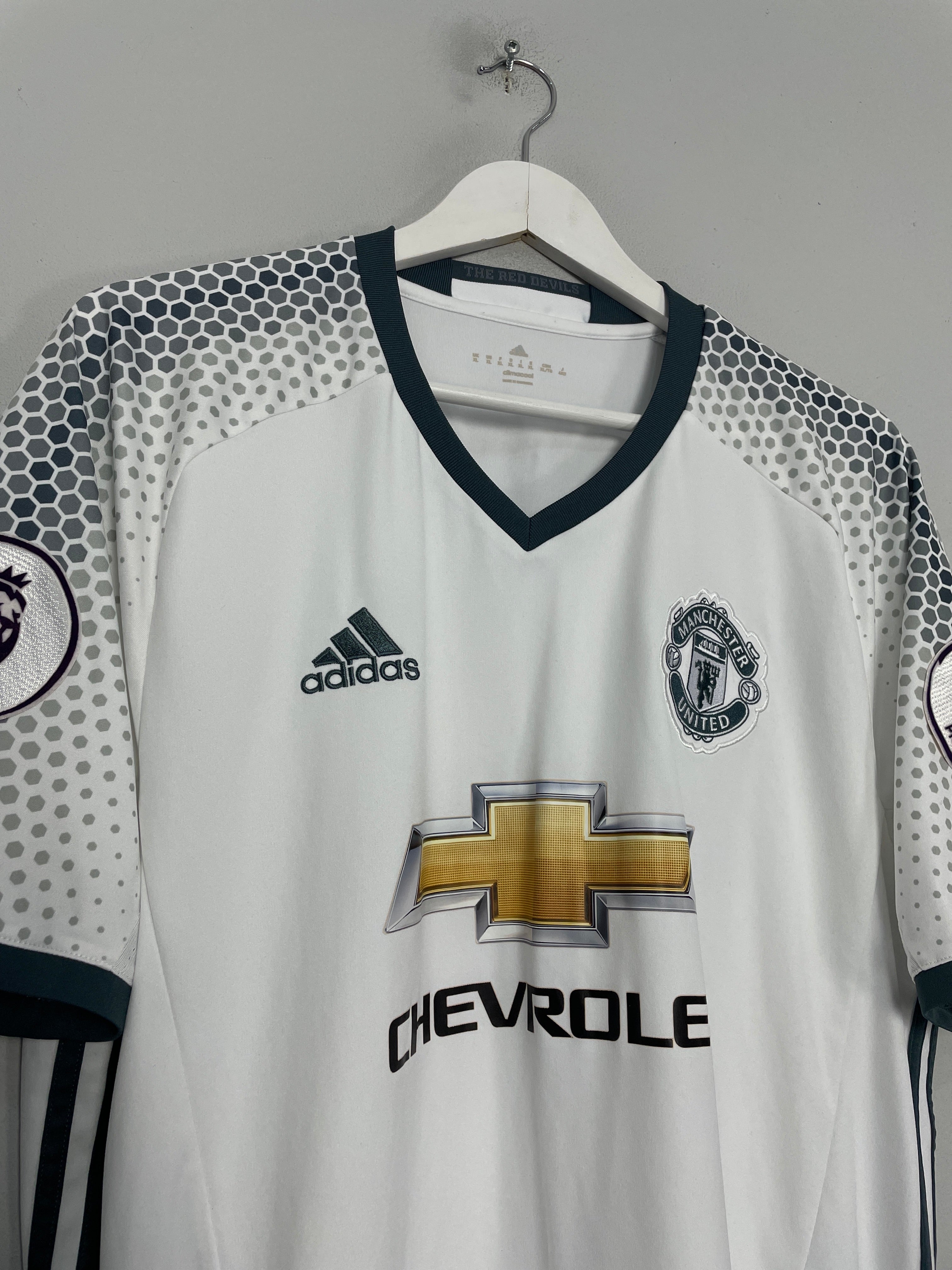 Shop 2016/17 MANCHESTER UNITED MKHITARYAN #22 THIRD SHIRT (XL) ADIDAS, classic football shirts, vintage football shirts & retro soccer jerseys at Cult Kits