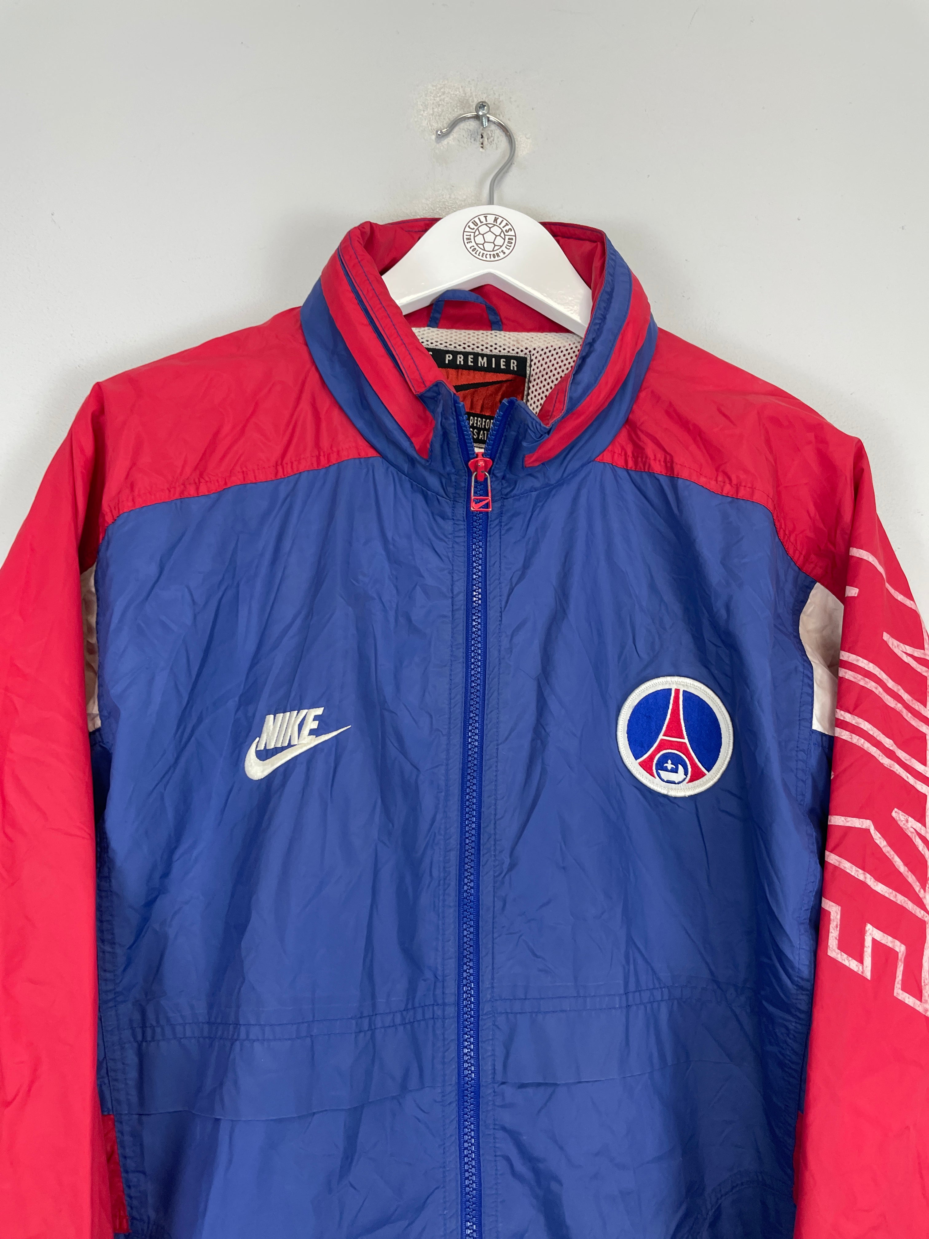 Shop 1995/96 PSG TRAINING JACKET (XL) NIKE, classic football shirts, vintage football shirts & retro soccer jerseys at Cult Kits