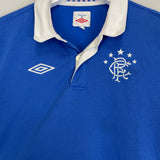 2010/11 RANGERS HOME SHIRT (L.KIDS) UMBRO