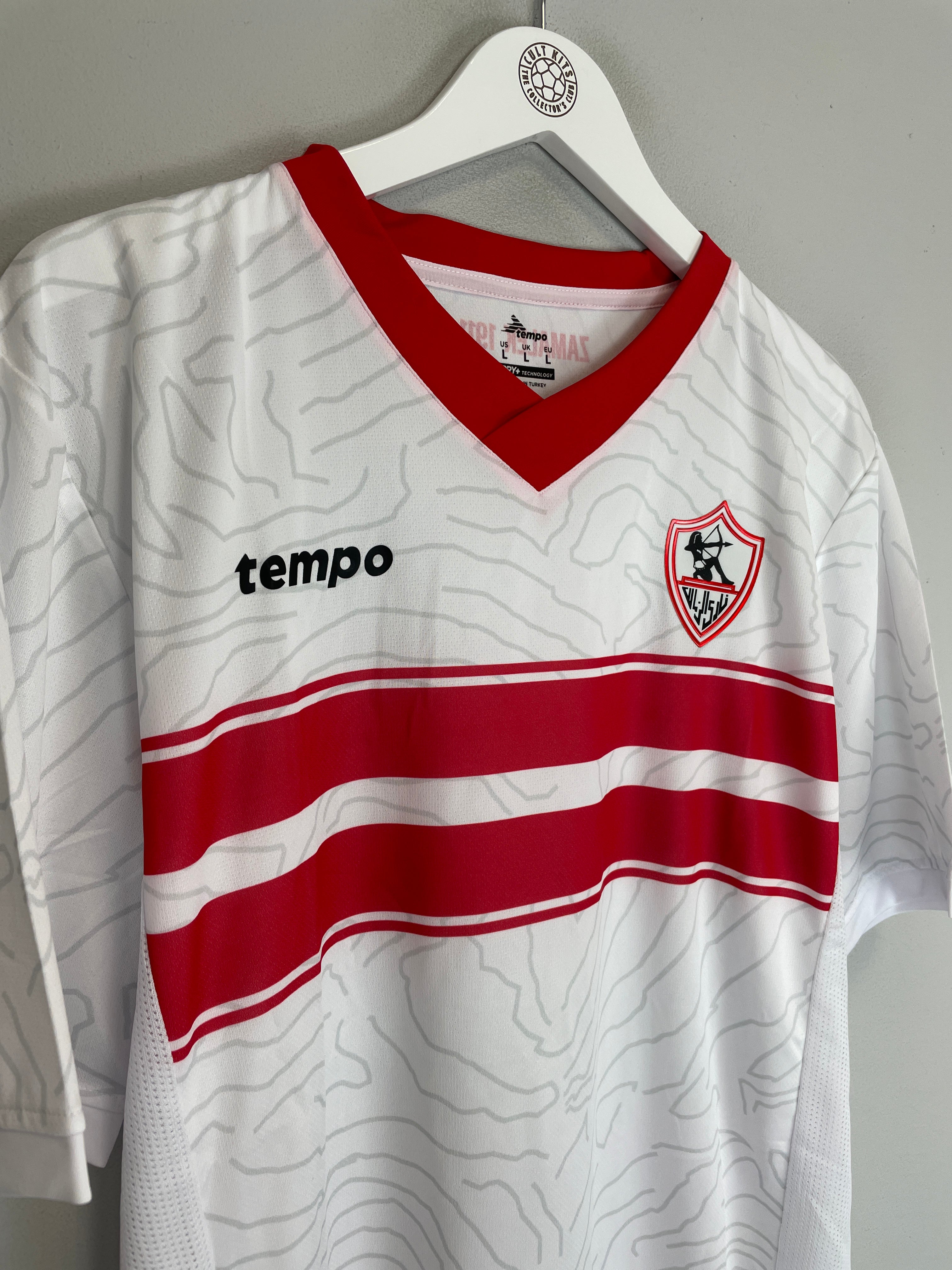 Shop 2021/22 Zamalek *BNIB* Home Shirt (Multiple) Tempo, classic football shirts, vintage football shirts & retro soccer jerseys at Cult Kits