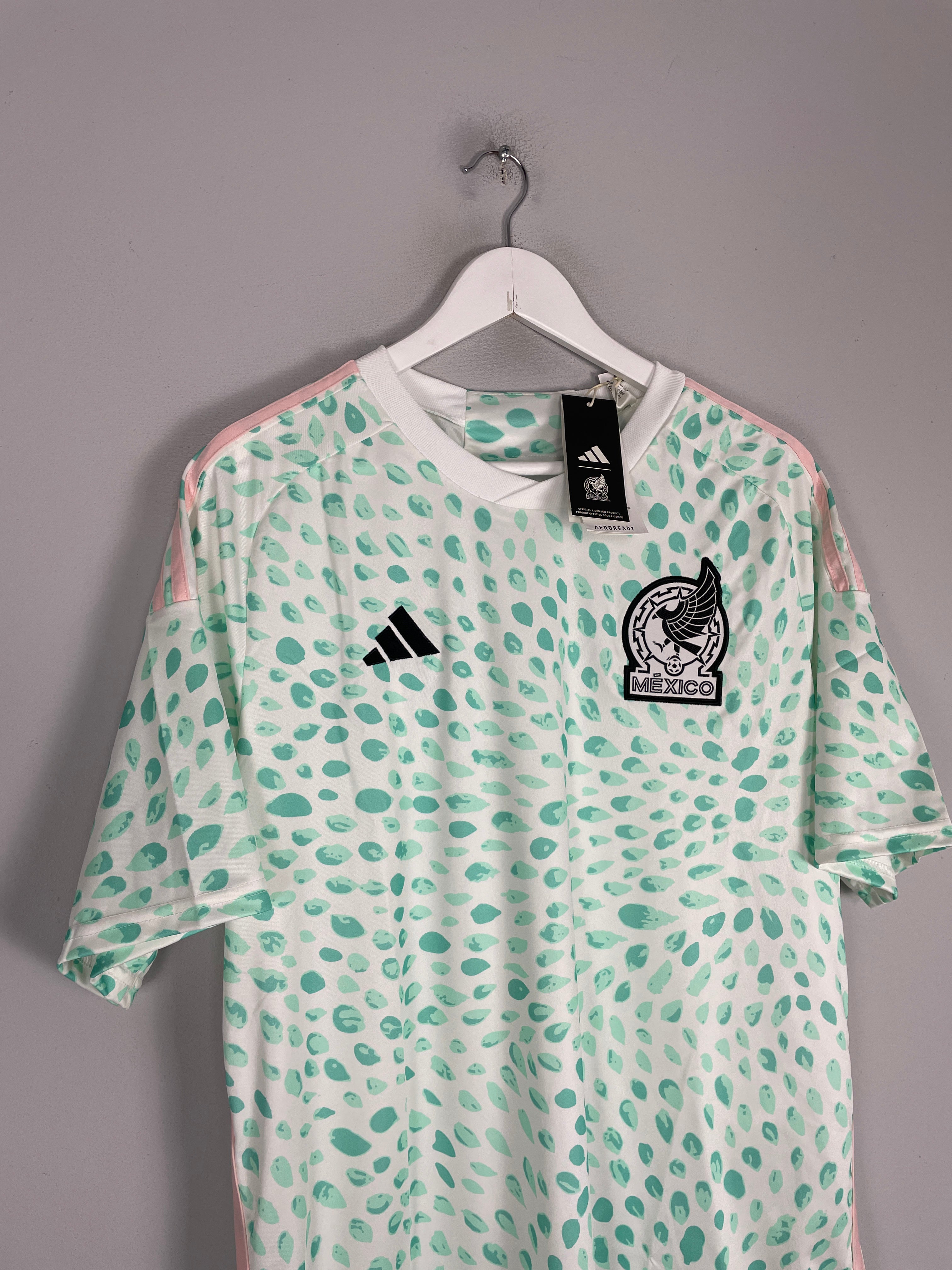 Shop 2023 MEXICO *BNWT* WOMENS AWAY SHIRT (MENS SIZES) ADIDAS, classic football shirts, vintage football shirts & retro soccer jerseys at Cult Kits