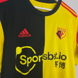 Shop 2019/20 WATFORD CAPOUE #29 *MATCH ISSUE* HOME SHIRT (L) ADIDAS, classic football shirts, vintage football shirts & retro soccer jerseys at Cult Kits