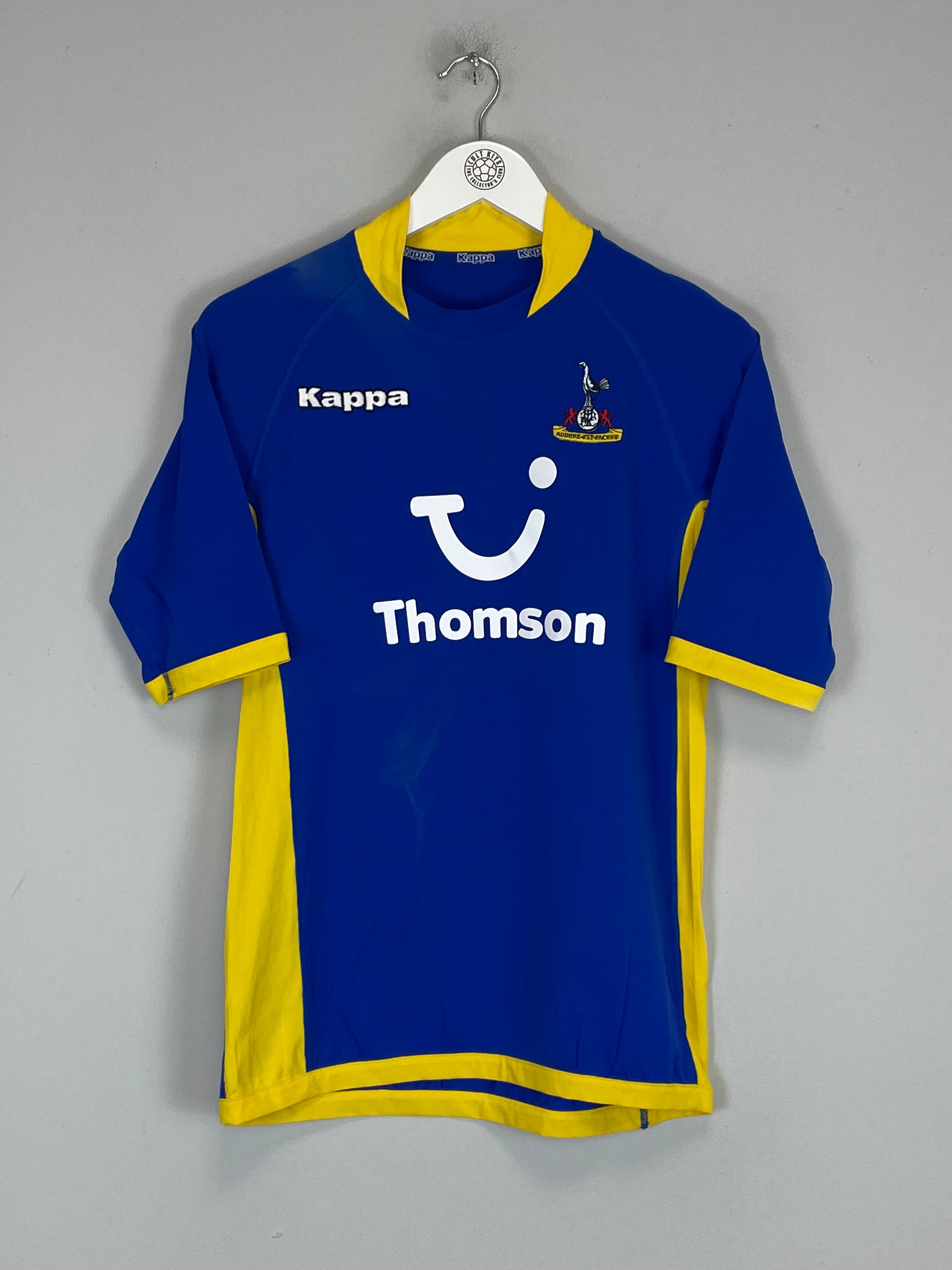 Shop 2005/06 TOTTENHAM DAVIDS #5 AWAY SHIRT (L) KAPPA, classic football shirts, vintage football shirts & retro soccer jerseys at Cult Kits
