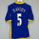 Shop 2005/06 TOTTENHAM DAVIDS #5 AWAY SHIRT (L) KAPPA, classic football shirts, vintage football shirts & retro soccer jerseys at Cult Kits