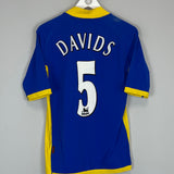 Shop 2005/06 TOTTENHAM DAVIDS #5 AWAY SHIRT (L) KAPPA, classic football shirts, vintage football shirts & retro soccer jerseys at Cult Kits