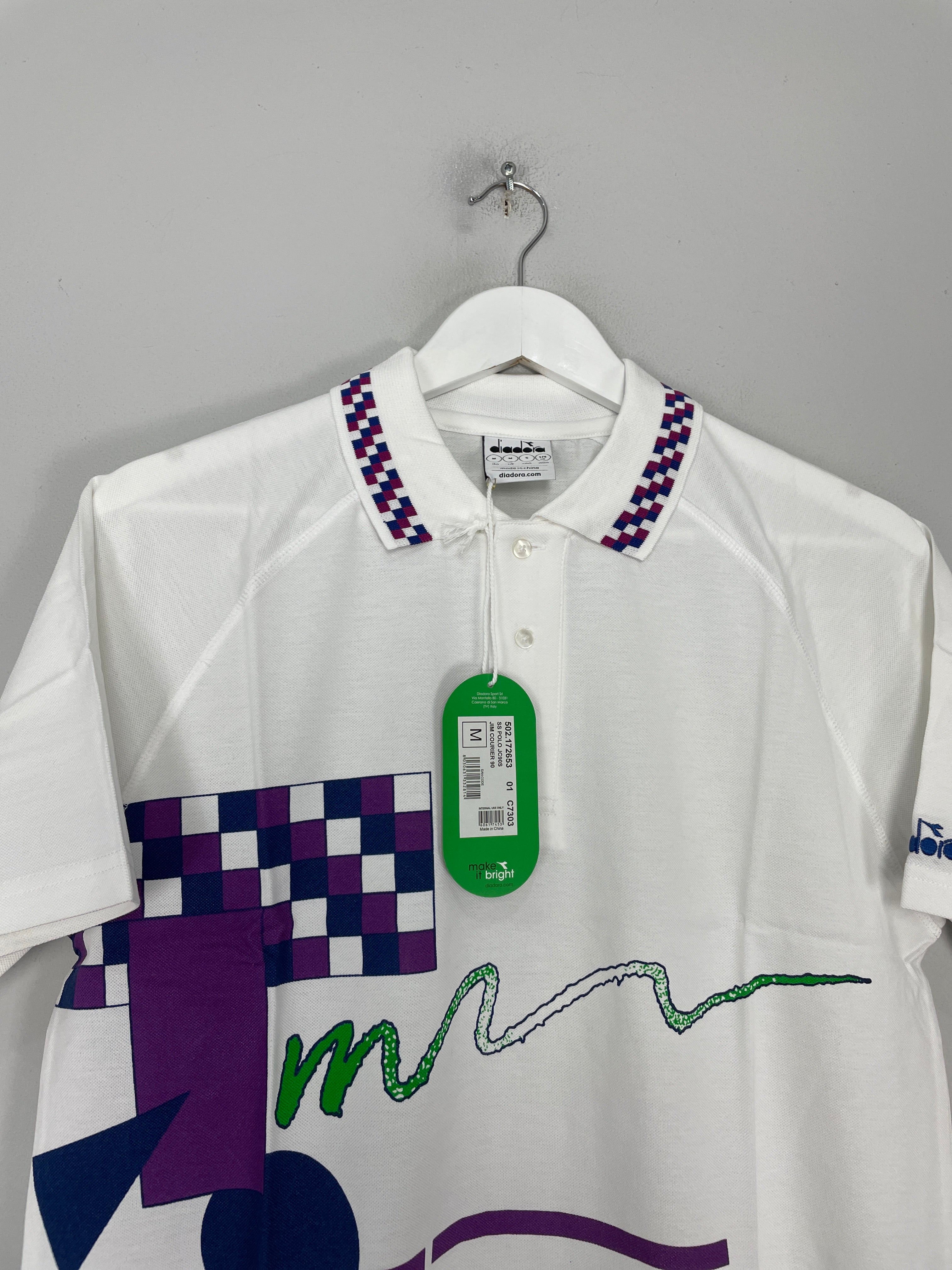 Shop DIADORA 'JIM COURIER' *BNWT* POLO SHIRT (MULTIPLE SIZES), classic football shirts, vintage football shirts & retro soccer jerseys at Cult Kits