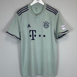 Shop 2018/19 BAYERN MUNICH LEWANDOWSKI #9 AWAY SHIRT (XL) ADIDAS, classic football shirts, vintage football shirts & retro soccer jerseys at Cult Kits