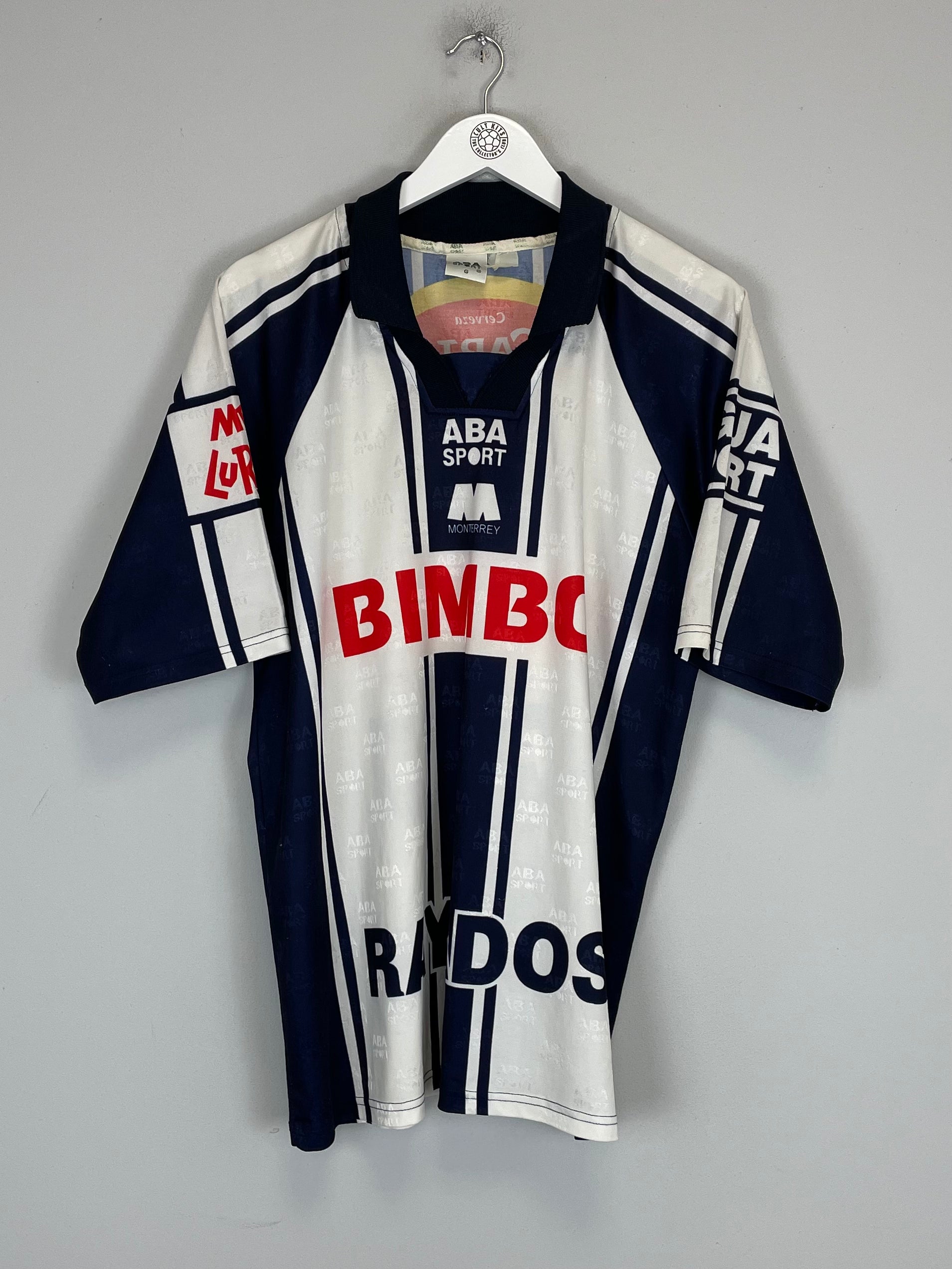 Shop 1997/99 MONTERREY HOME SHIRT (L) ABA SPORT, classic football shirts, vintage football shirts & retro soccer jerseys at Cult Kits