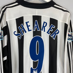 Shop 2003/05 NEWCASTLE UNITED SHEARER #9 L/S HOME SHIRT (XXL) ADIDAS, classic football shirts, vintage football shirts & retro soccer jerseys at Cult Kits