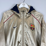 Shop 2001/02 BARCELONA TRACK JACKET (L) NIKE, classic football shirts, vintage football shirts & retro soccer jerseys at Cult Kits
