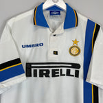 Shop 1997/98 INTER MILAN RONALDO #10 AWAY SHIRT (XL) UMBRO, classic football shirts, vintage football shirts & retro soccer jerseys at Cult Kits