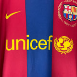 Shop 2007/08 BARCELONA RONALDINHO #10 HOME SHIRT (M) NIKE, classic football shirts, vintage football shirts & retro soccer jerseys at Cult Kits