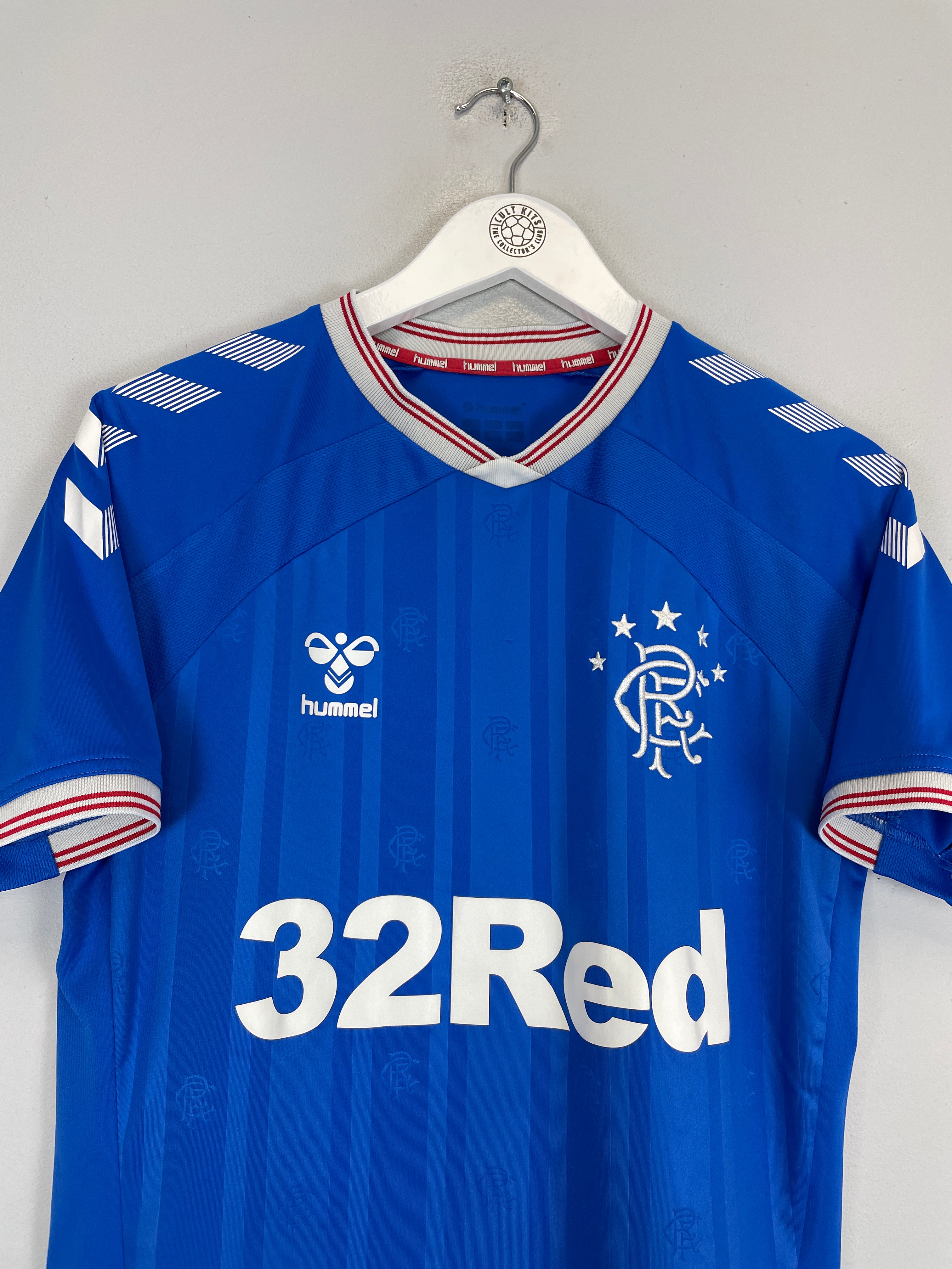 Shop 2019/20 RANGERS DEFOE #9 HOME SHIRT (S) HUMMEL, classic football shirts, vintage football shirts & retro soccer jerseys at Cult Kits