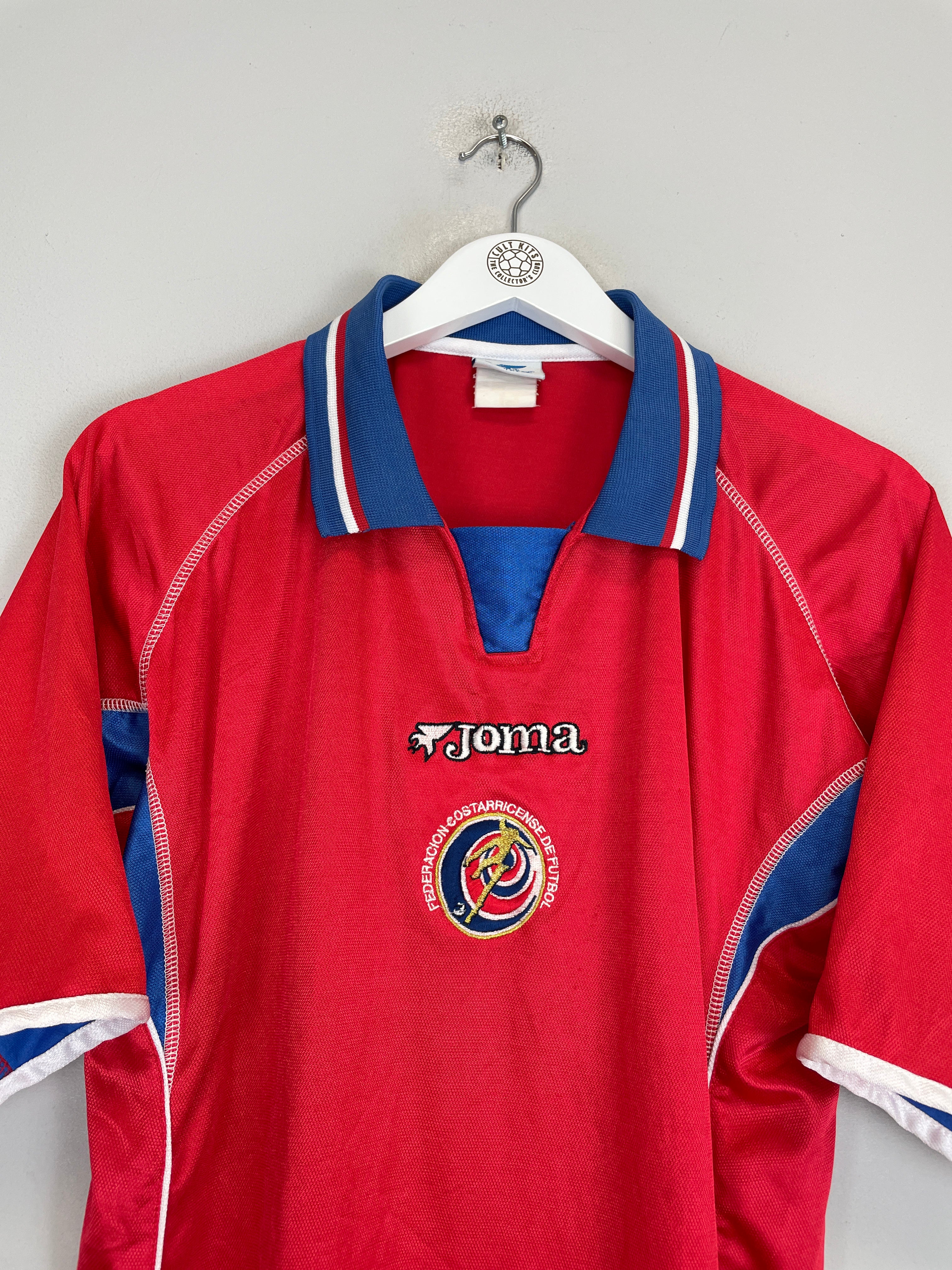 Shop 2002/03 COSTA RICA HOME SHIRT (S/M) JOMA, classic football shirts, vintage football shirts & retro soccer jerseys at Cult Kits