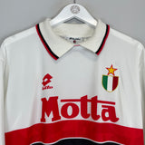 1993/94 AC MILAN BARESI #6 *SIGNED* L/S AWAY SHIRT (L) LOTTO
