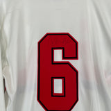 1993/94 AC MILAN BARESI #6 *SIGNED* L/S AWAY SHIRT (L) LOTTO