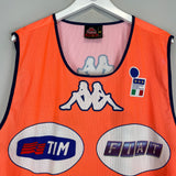 2000/01 ITALY *PLAYER ISSUE* TRAINING BIB (XL) KAPPA VEST