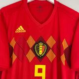 2018/19 BELGIUM LUKAKU #9 HOME SHIRT (XL) ADIDAS