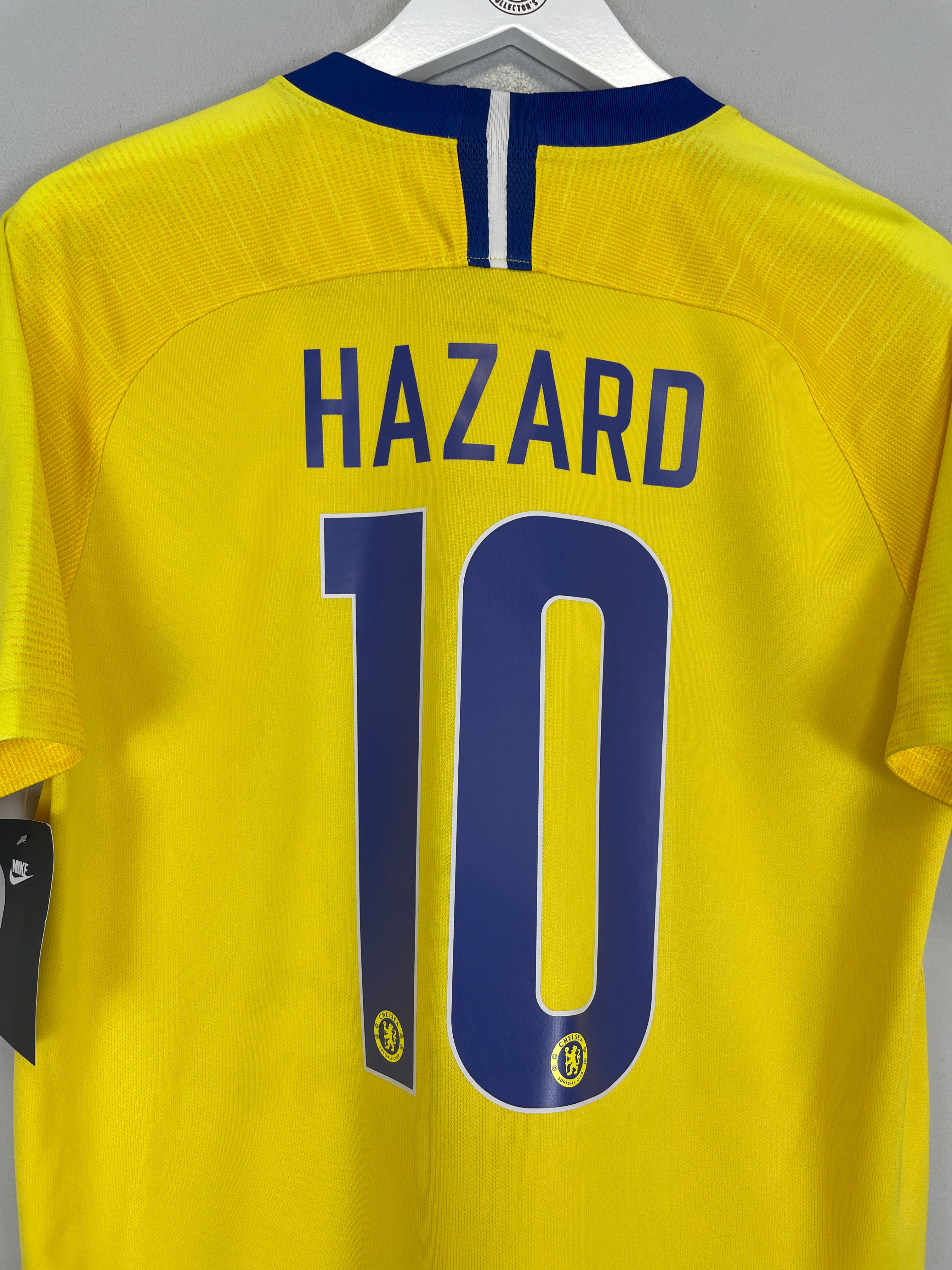 Shop 2018/19 CHELSEA HAZARD #10 *BNWT* AWAY SHIRT (M) NIKE, classic football shirts, vintage football shirts & retro soccer jerseys at Cult Kits
