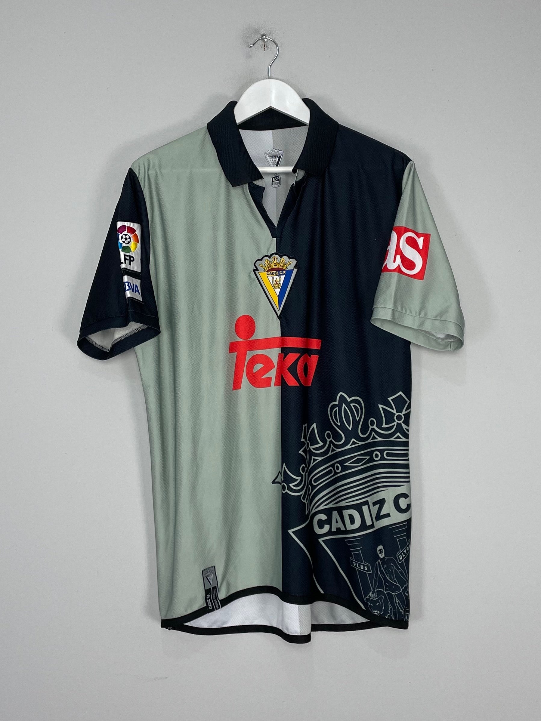 Shop 2007/08 CADIZ AWAY SHIRT (L) OM, classic football shirts, vintage football shirts & retro soccer jerseys at Cult Kits