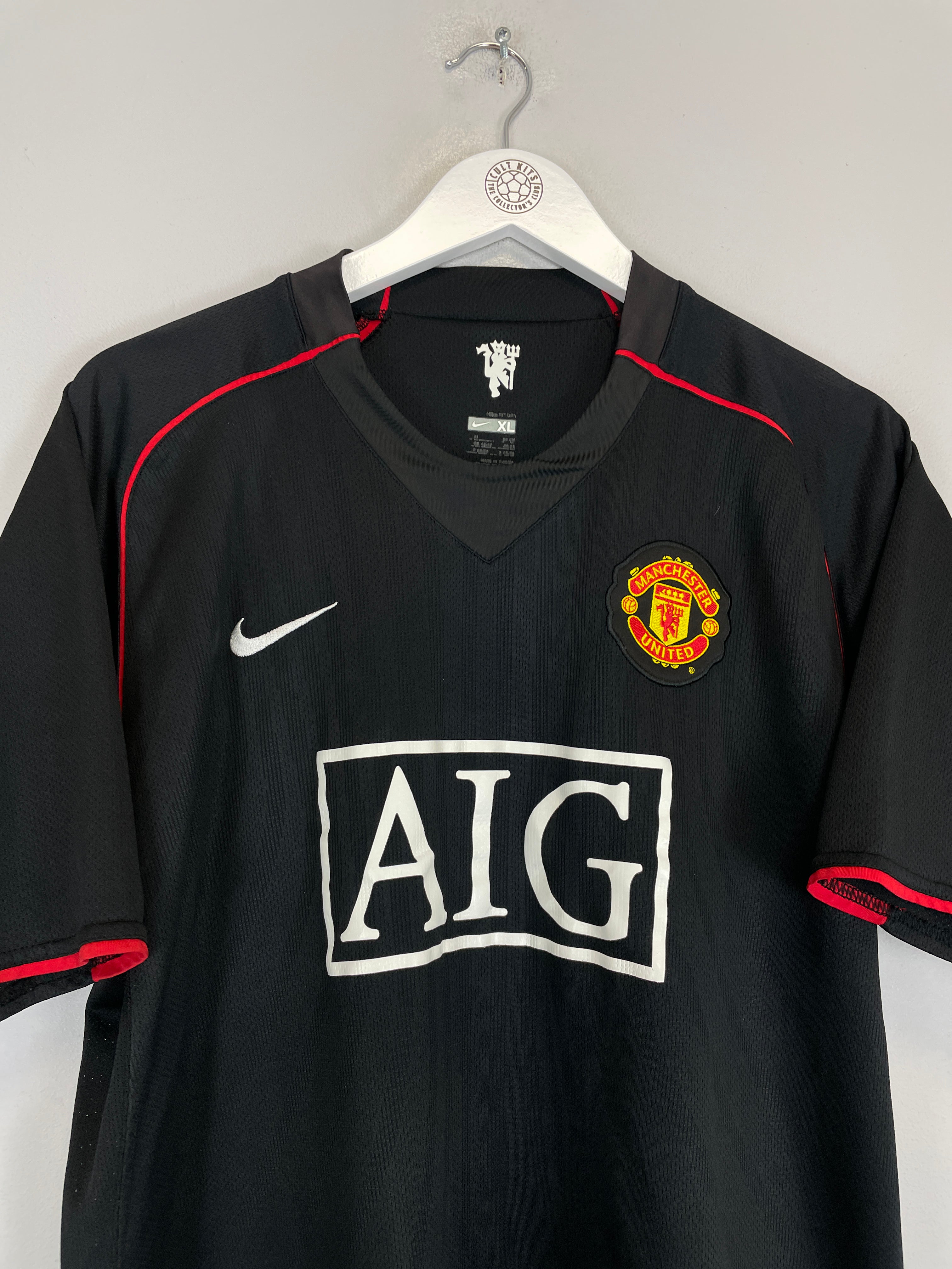 Shop 2007/08 MANCHESTER UNITED RONALDO #7 AWAY SHIRT (XL) NIKE, classic football shirts, vintage football shirts & retro soccer jerseys at Cult Kits