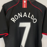 Shop 2007/08 MANCHESTER UNITED RONALDO #7 AWAY SHIRT (XL) NIKE, classic football shirts, vintage football shirts & retro soccer jerseys at Cult Kits