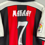 Shop 2001/02 DEPORTIVO LA CORUNA MAKAAY #7 AWAY SHIRT (XL) JOMA, classic football shirts, vintage football shirts & retro soccer jerseys at Cult Kits