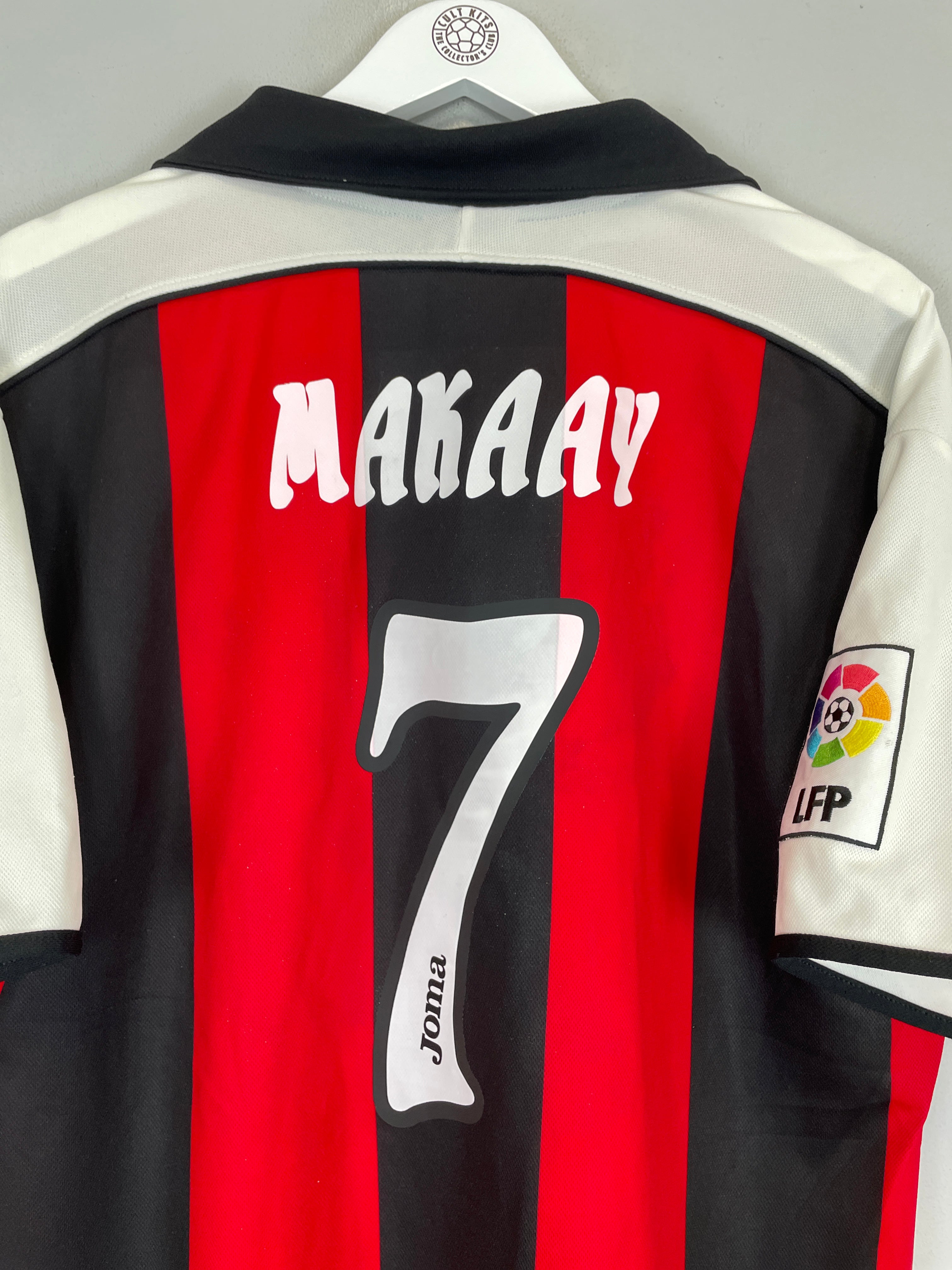 Shop 2001/02 DEPORTIVO LA CORUNA MAKAAY #7 AWAY SHIRT (XL) JOMA, classic football shirts, vintage football shirts & retro soccer jerseys at Cult Kits