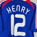 Shop 2007/08 FRANCE HENRY #12 HOME SHIRT (L) ADIDAS, classic football shirts, vintage football shirts & retro soccer jerseys at Cult Kits