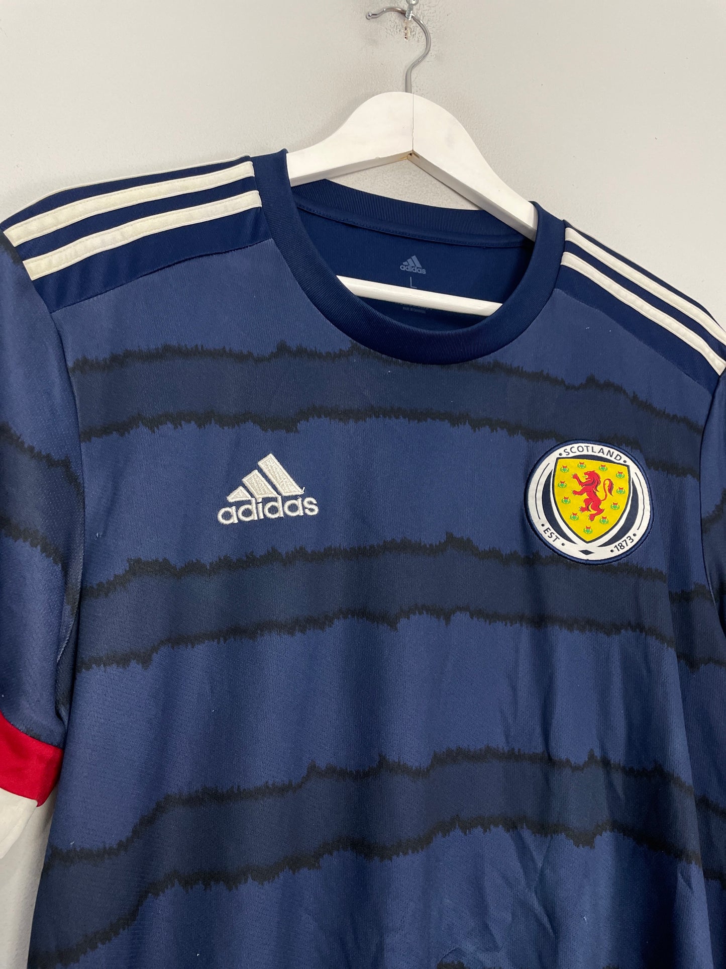 2020/21 SCOTLAND HOME SHIRT (L) ADIDAS