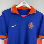 Shop 1997/98 NETHERLANDS AWAY SHIRT (M) NIKE, classic football shirts, vintage football shirts & retro soccer jerseys at Cult Kits
