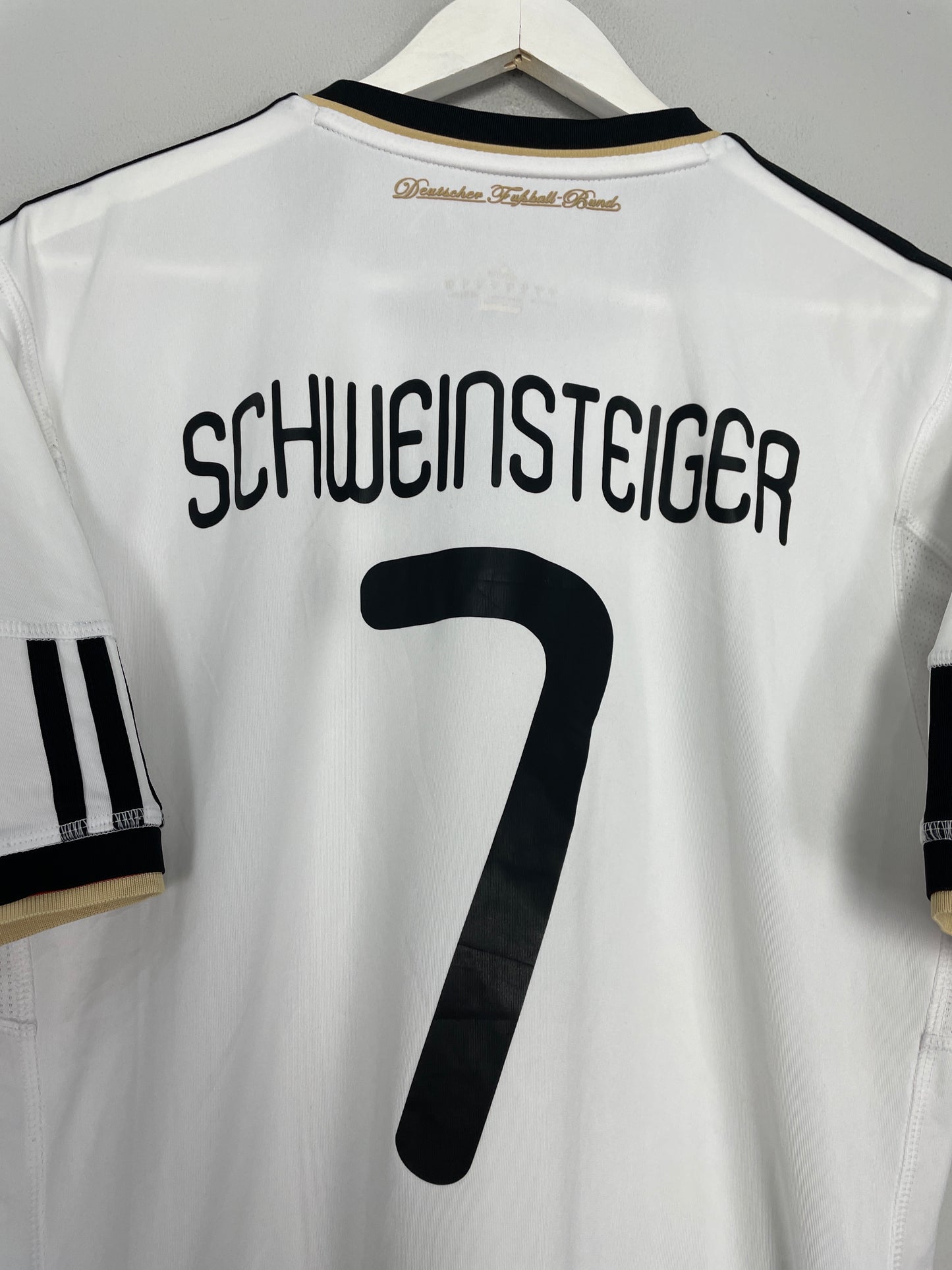2010/11 GERMANY SCHWEINSTEIGER #7 HOME SHIRT (M) ADIDAS