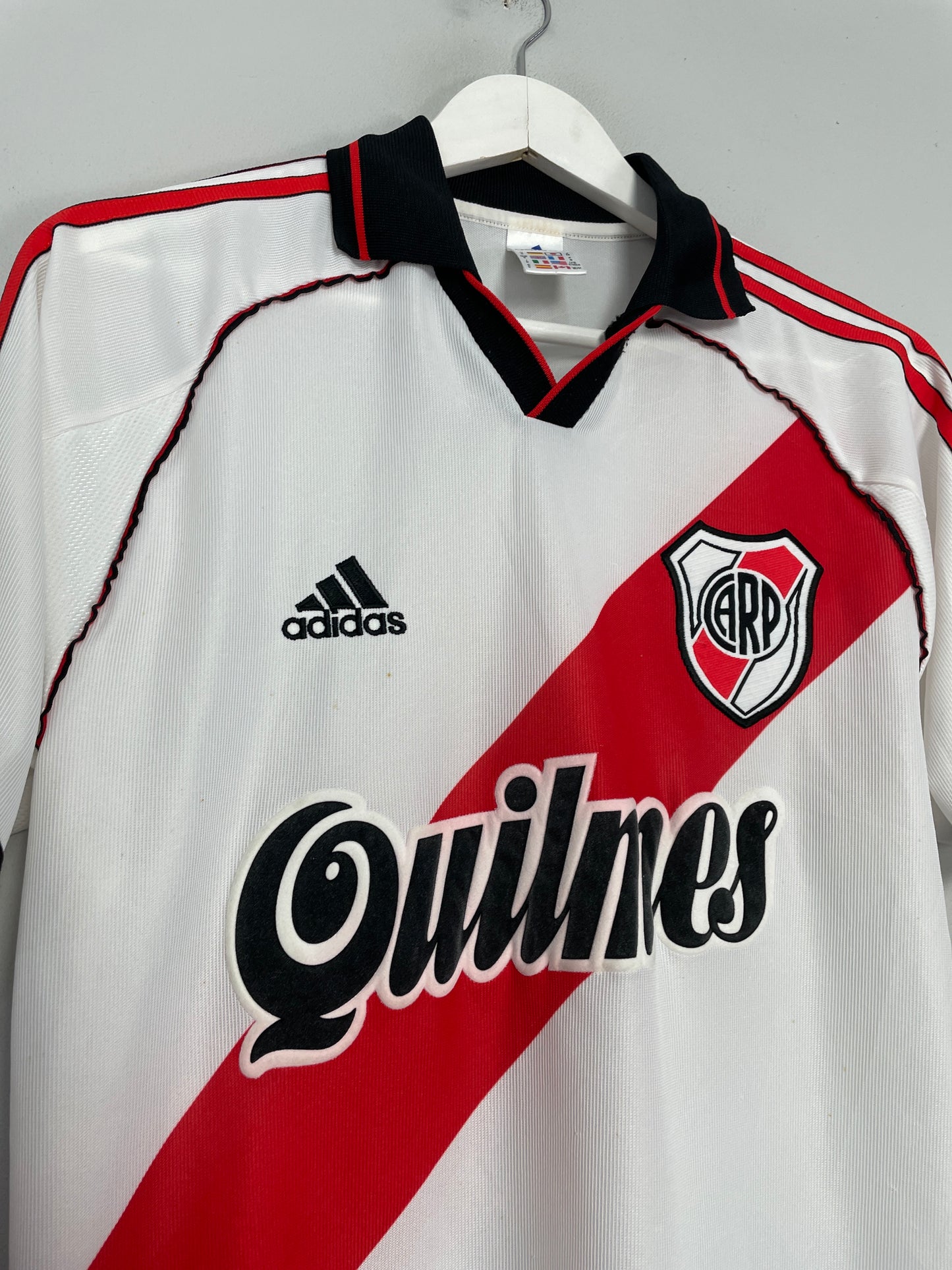 2000/02 RIVER PLATE HOME SHIRT (S) ADIDAS