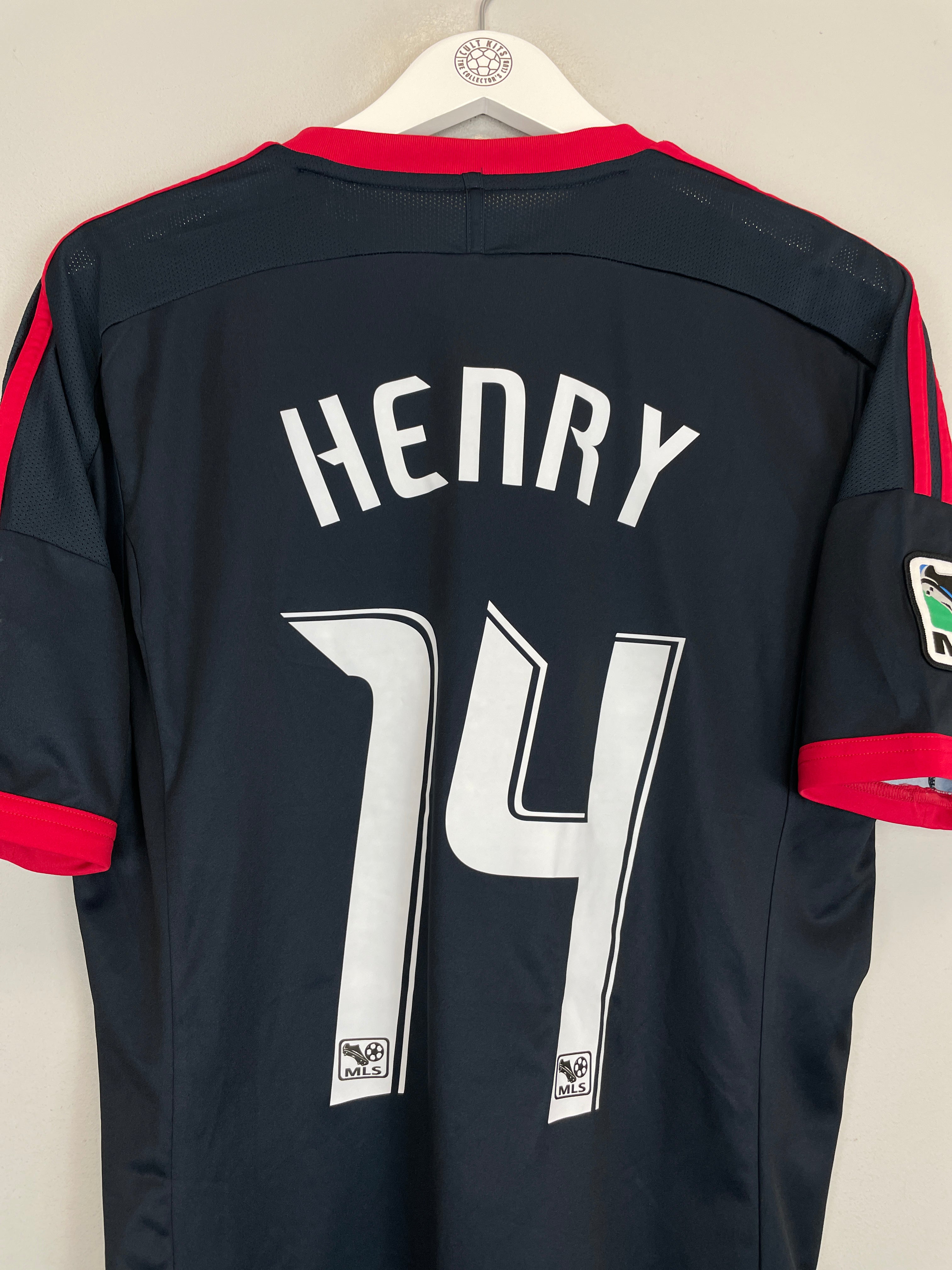 Shop 2013/14 NEW YORK RED BULLS HENRY #14 THIRD SHIRT (M) ADIDAS, classic football shirts, vintage football shirts & retro soccer jerseys at Cult Kits