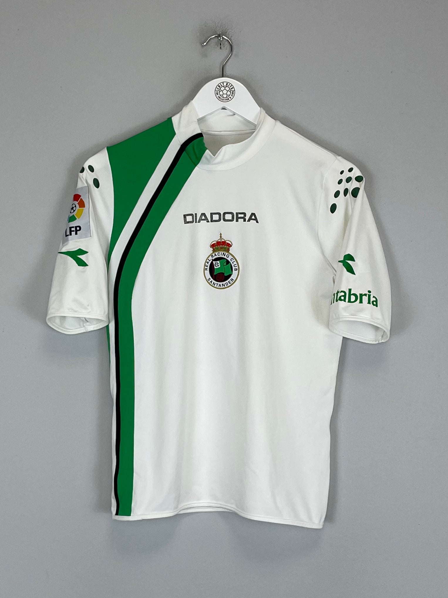 Shop 2005/06 RACING SANTANDER HOME SHIRT (S) DIADORA, classic football shirts, vintage football shirts & retro soccer jerseys at Cult Kits