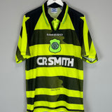 1996/97 CELTIC #9 AWAY SHIRT (XL) UMBRO