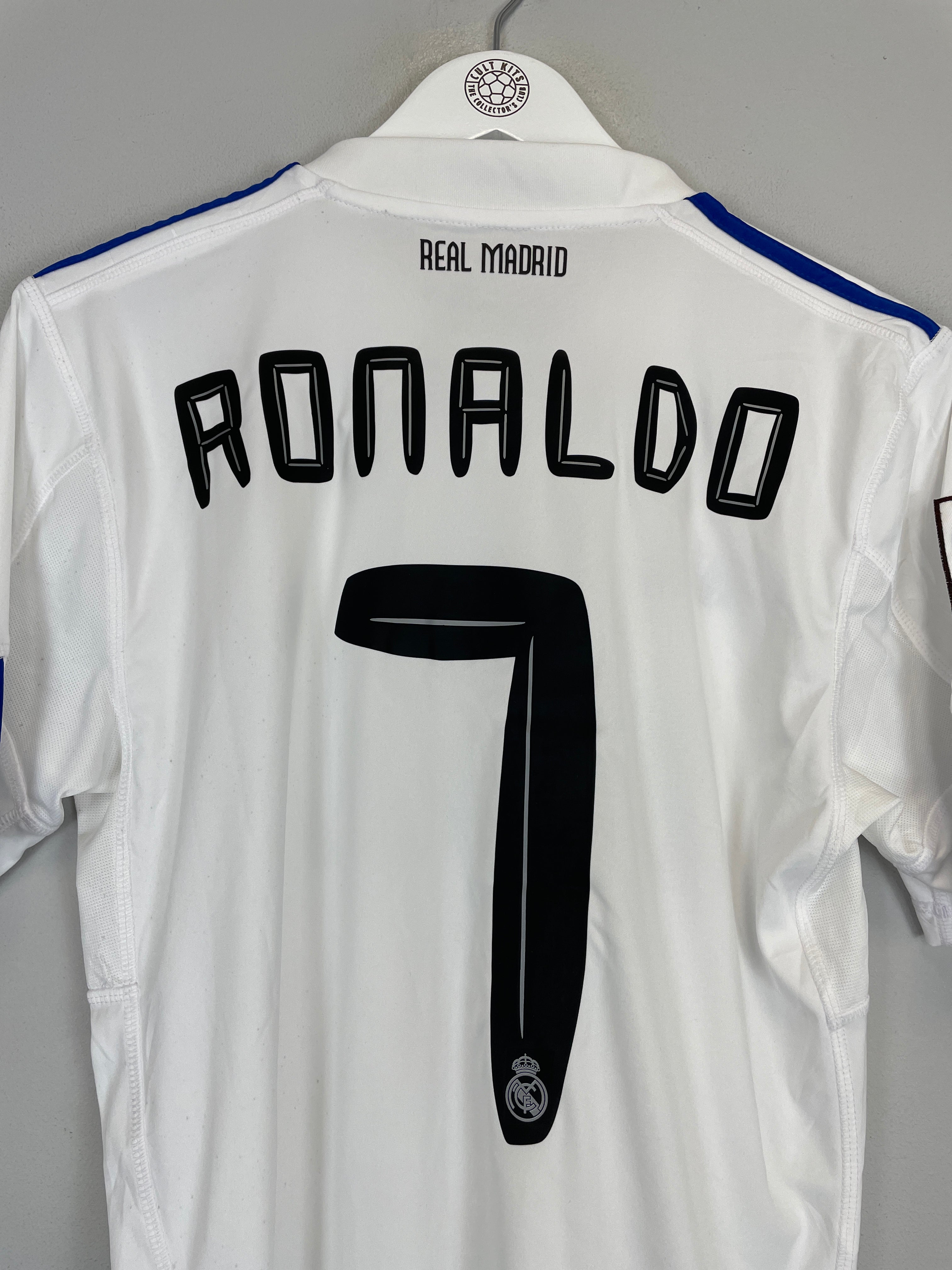 Shop 2010/11 REAL MADRID RONALDO #7 HOME SHIRT (M) ADIDAS, classic football shirts, vintage football shirts & retro soccer jerseys at Cult Kits